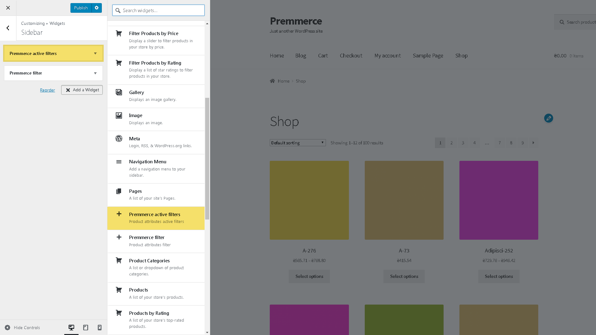 Choose Where Your WooCommerce Product Filters Display Image