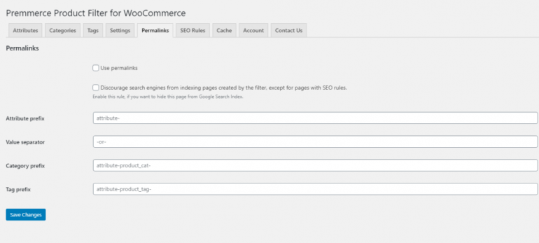 Hyperlink management by Premmerce Filter Plugin for SEO improvement of ...
