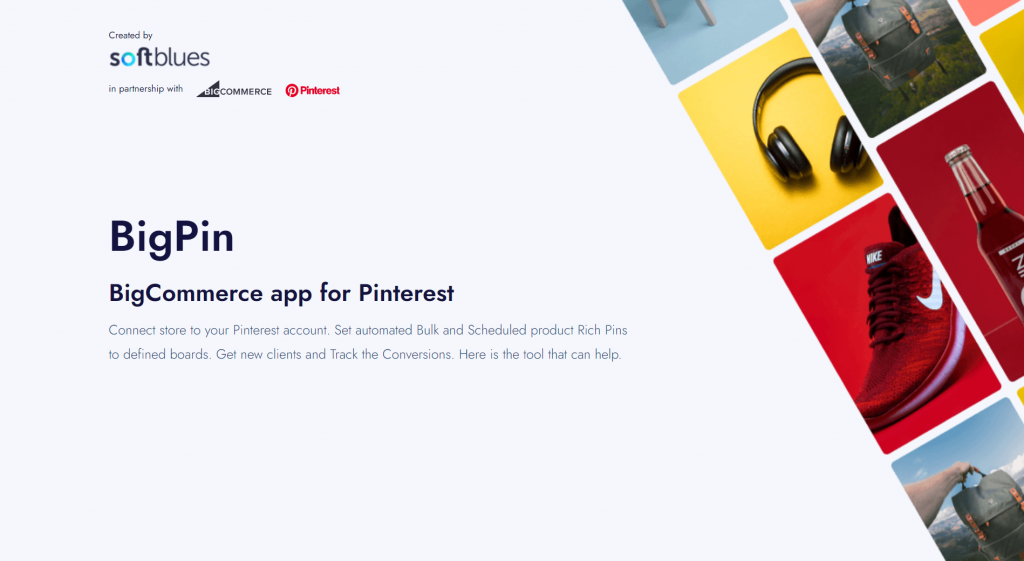 BigPin - app for Pinterest integration with BigCommerce 