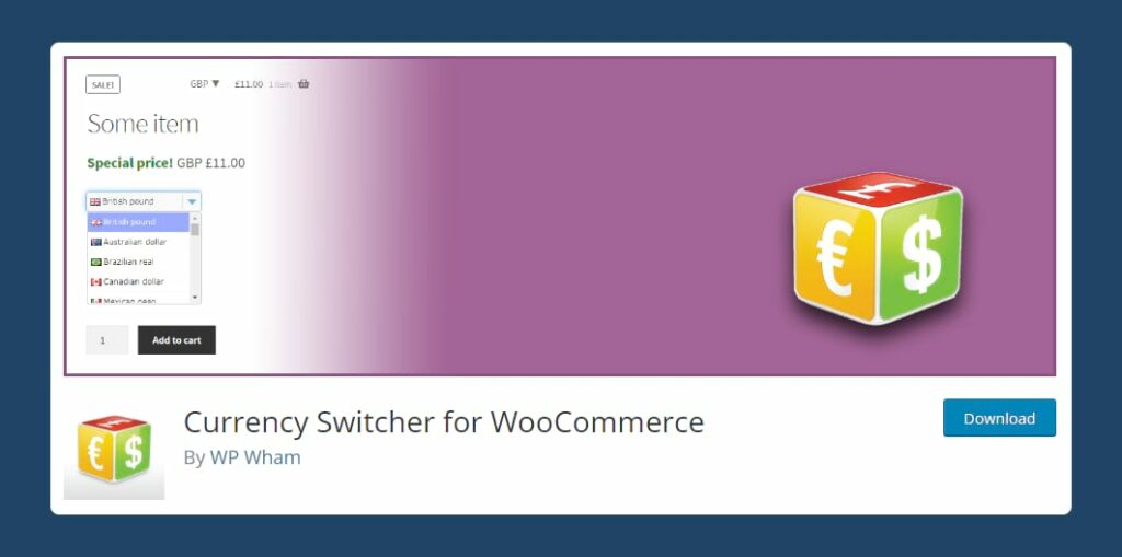 Currency Switcher for WooCommerce