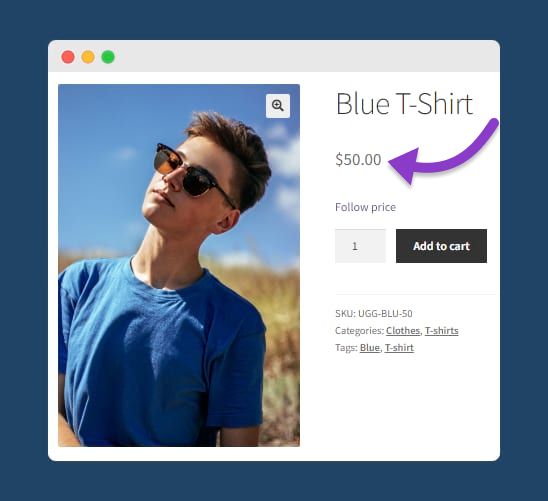 Blue T-Shirt Price in USD