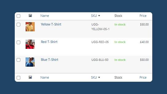 Set different base currencies for different products (back-end)