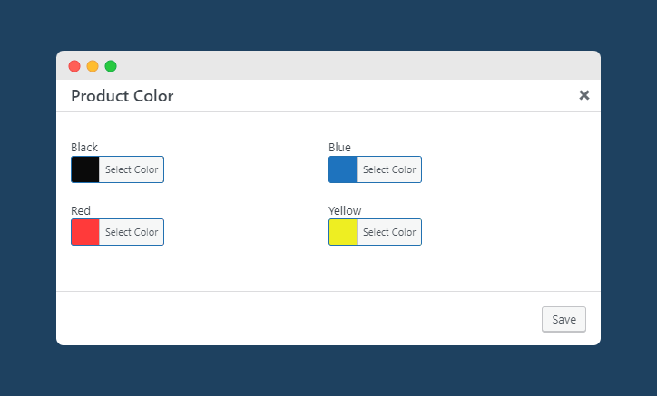 Set up color swatches using WooCommerce Product Filter.