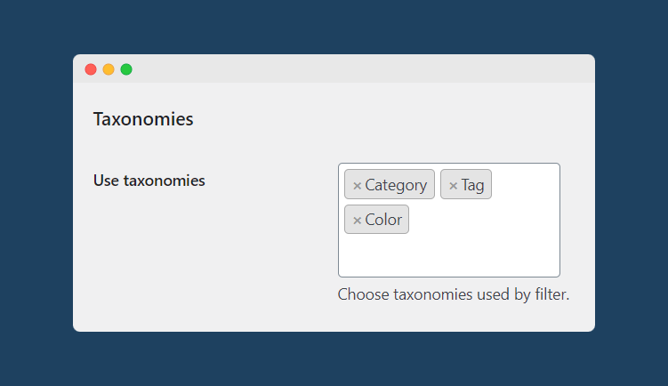 Add a new custom taxonomy filter to WooCommerce Product Filter.