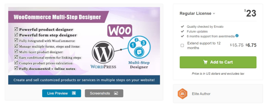 WooCommerce Multistep Form & Product Designer