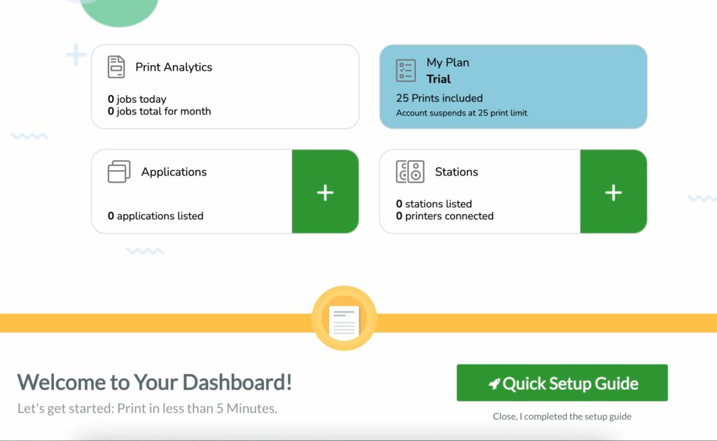 BizSwoop dashboard