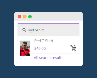 WooCommerce Product Search catches spelling errors