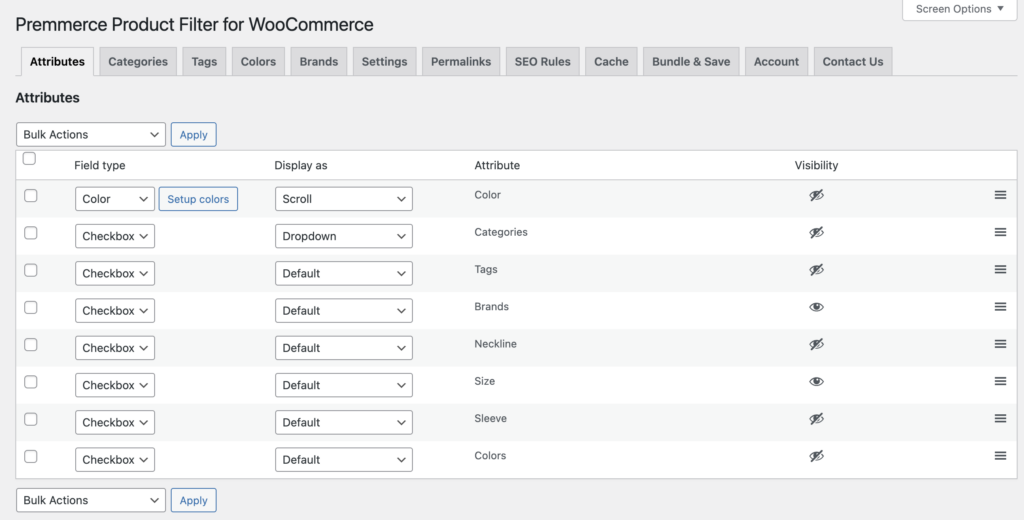 Premmerce Product Filter for WooCommerce dashboard